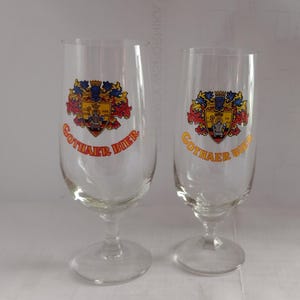 Gothaer tulip beer glass, Collectible German Beer Glass, Pilsner Glass, Barware Glass, beer drinking glassware 200 ml, 250 ml