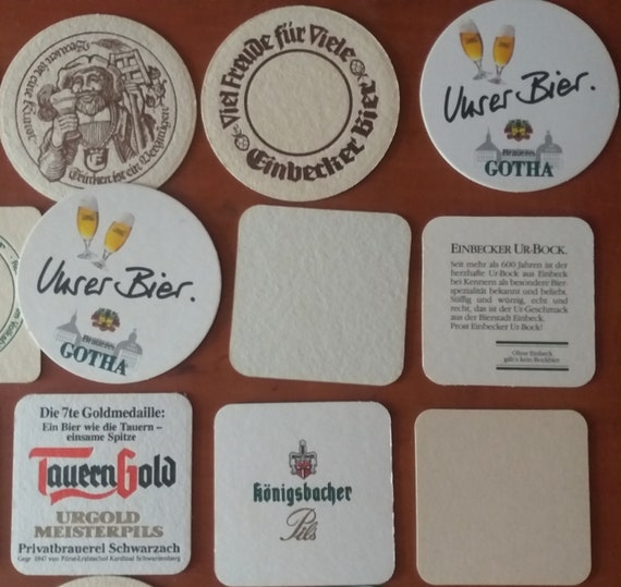 27 ヴィンテージ ビアデッケル、ビール コースター、バルク ビール