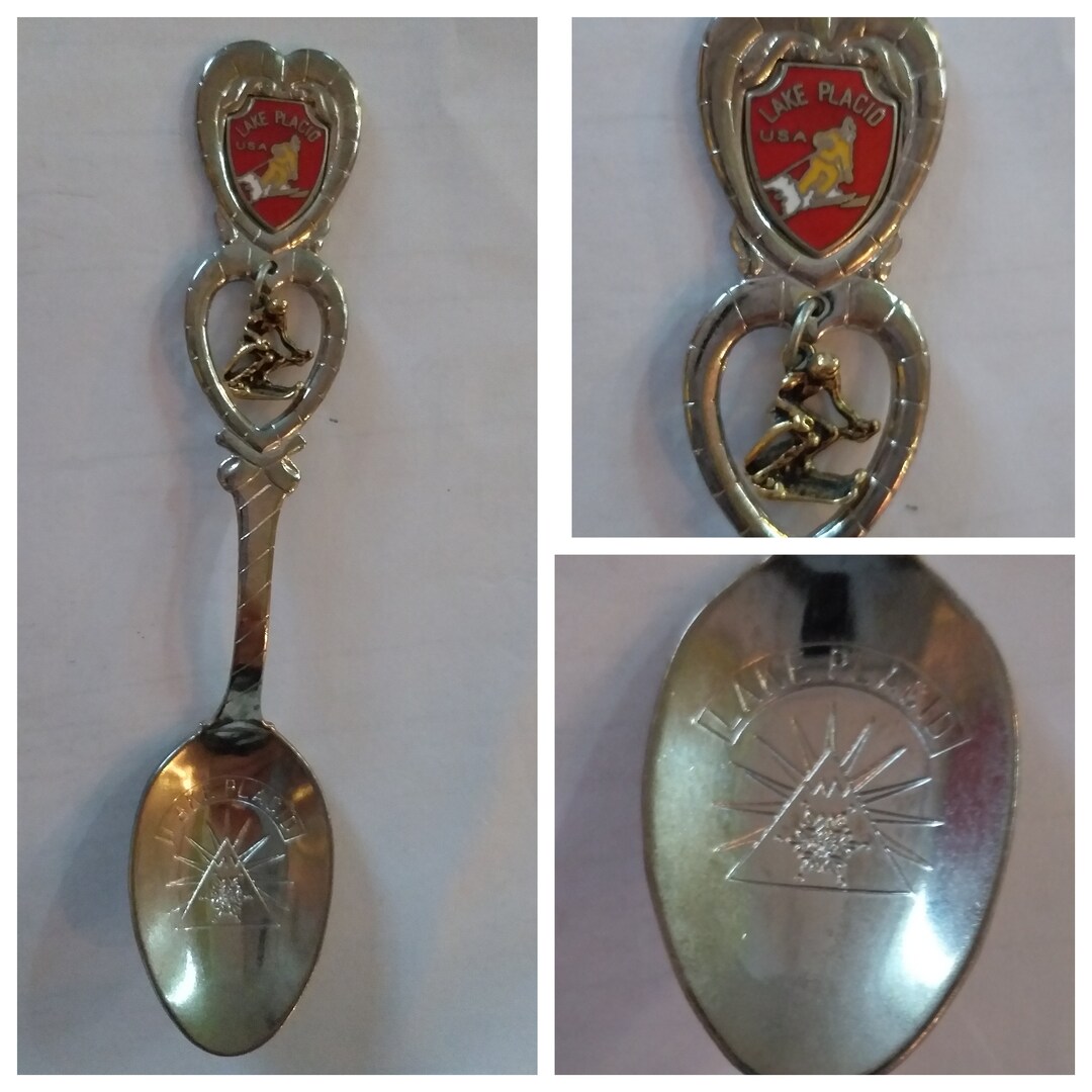 Lake Placid Souvenir Vintage Collectible Spoon. Etsy