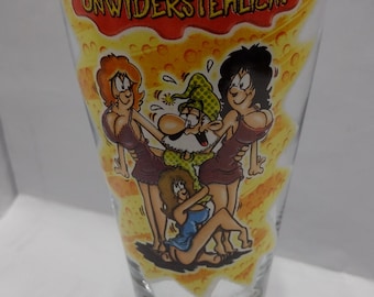 Biertrinker sind onwiderstehlich! Beer drinkers are irresistible! Collectible German Beer Glass, Pilsner Glass, Barware Glass 500 ml