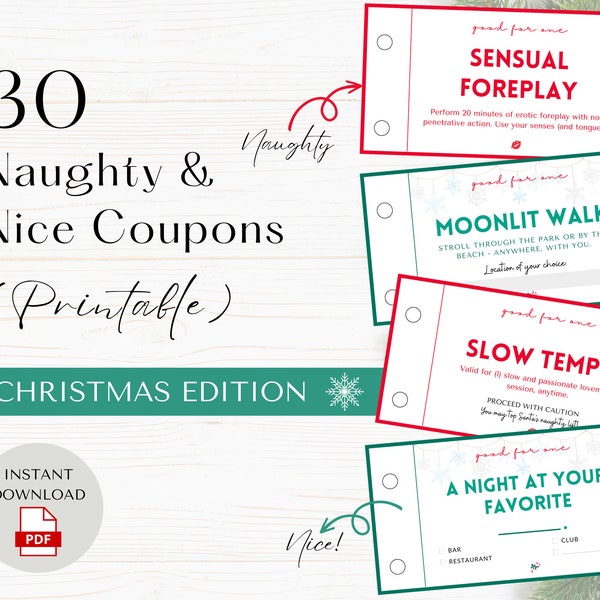 Naughty Coupons - Etsy