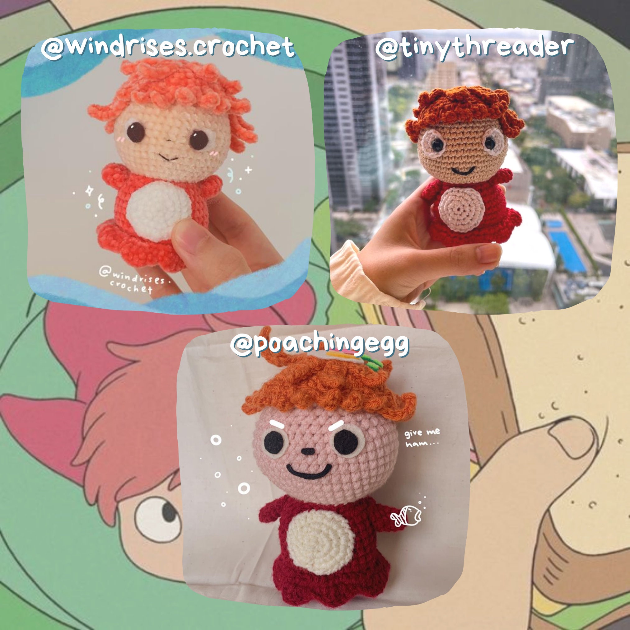 Goldfish Ponyo Inspired Crochet Pattern PDF PATTERN ONLY Etsy Australia