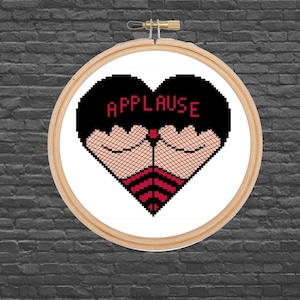NSFW - Boo-tiful Butts Series - Elvira Mistress of the Dark - Heart - Halloween - Monster - Cross Stitch Pattern