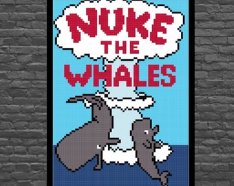 I Simpson - Le balene nucleari - Schema punto croce