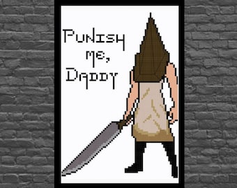 Silent Hill - Pyramid Head - Videogame - Horror - Cross Stitch Pattern
