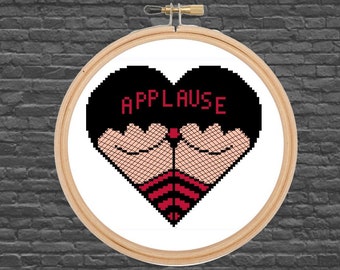 NSFW - Boo-tiful Butts Series - Elvira Mistress of the Dark - Heart - Halloween - Monster - Cross Stitch Pattern