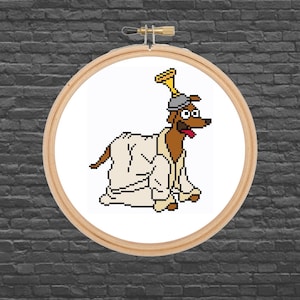 He Thinks He's Papal - The Simpsons - Funny - Cartoon - Cross Stitch Pattern image 1
