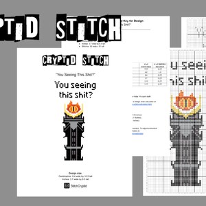 Sassy Sauron - Lord of the Rings - Cross Stitch Pattern image 4