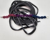 Handmade Chainmail Pride Bracelet - Sweatpea Weave
