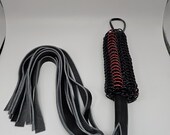 Handmade Chainmail and Leather Flogger