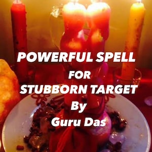 Love Spell for Stubborn Target - Unleash the Power of Magic to Win Their Heart - Love & Obsession Spell - Fast Results - Same Day Casting