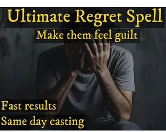 Intense Regret Spell to Make Them Feel Guilty - Cheat Spell | Hurt Spell | Hurt Spell | Sorry Spell | make them regret | apology spell