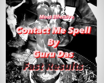 Most Effective Contact Me Spell - Communication Spell - Same Day Spell Work