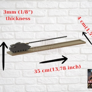 Archivos cortados con láser para porta incienso de tanque DXF y SVG, porta incienso de madera, archivos láser para porta varillas de incienso, quemador de incienso CNC, regalo de amor