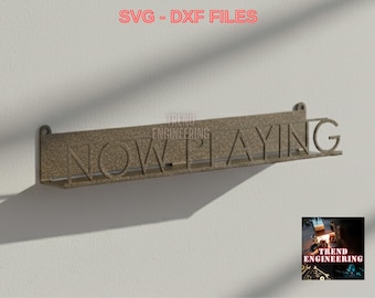 Now Playing Vinyl Stand Laser Cut Files: SVG And DXF