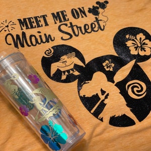 Meet Me on Main Street Custom Disney Princess Glitter Top