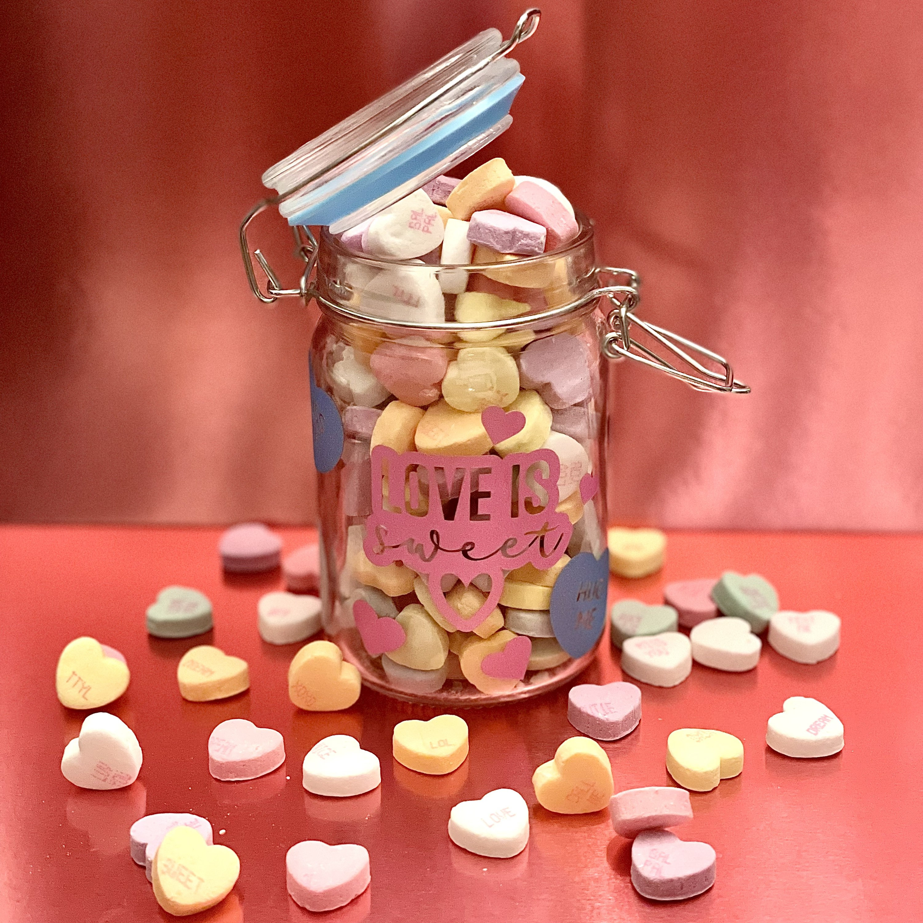 Heart Candy Jar - Etsy