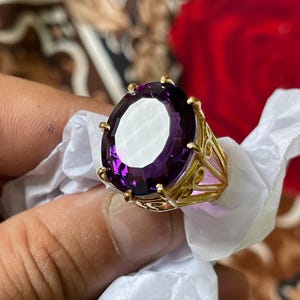 Emerald Cut Citrine Ring: 20.22 Carat Gemstone, Sterling Silver