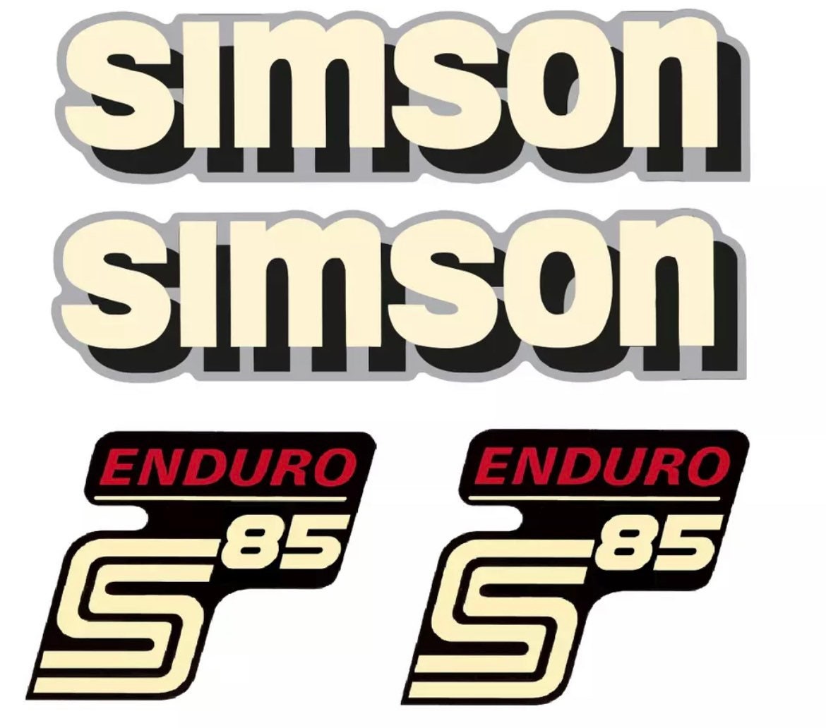 Decor Set Simson S85 Enduro Sticker Set