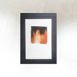 Emulsion Polaroid Lift framed A4 format
