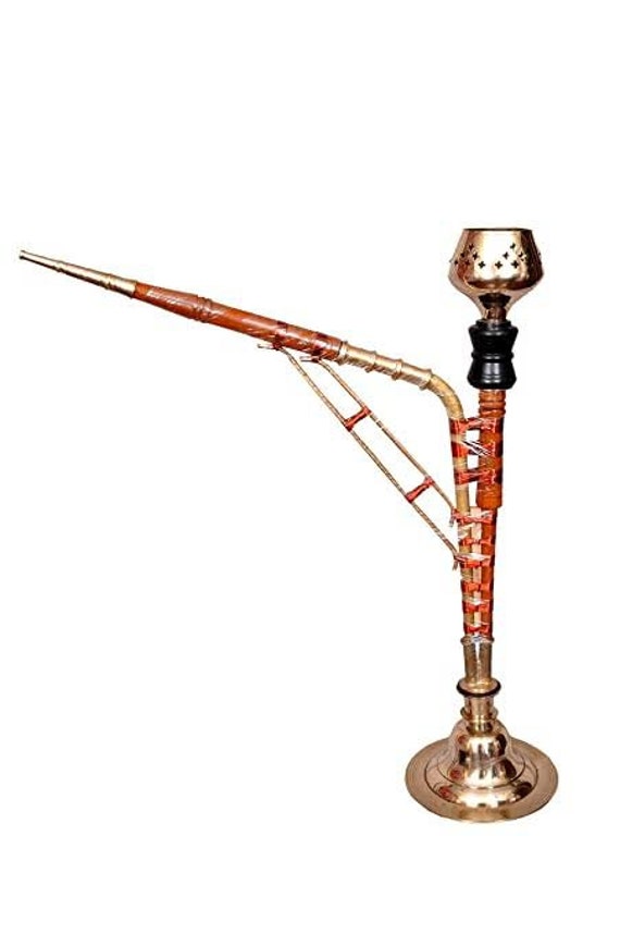 Hookah Copper Gold Ross Haryanvi Desi Full Brass Hookah