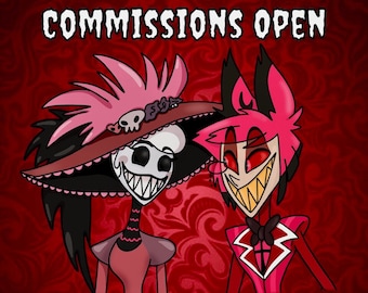 Hazbin Hotel Character Commission Digital Download