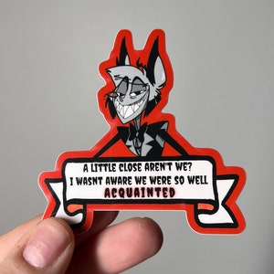 Alastor Hazbin Hotel Bumper Sticker