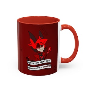 Alastor The Radio Demon Hazbin Hotel Accent Coffee Mug, 11oz