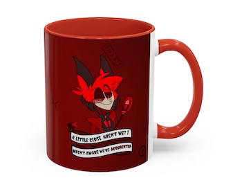 Alastor the Radio Demon Hazbin Hotel Accent Coffee Mug, 11oz - Etsy
