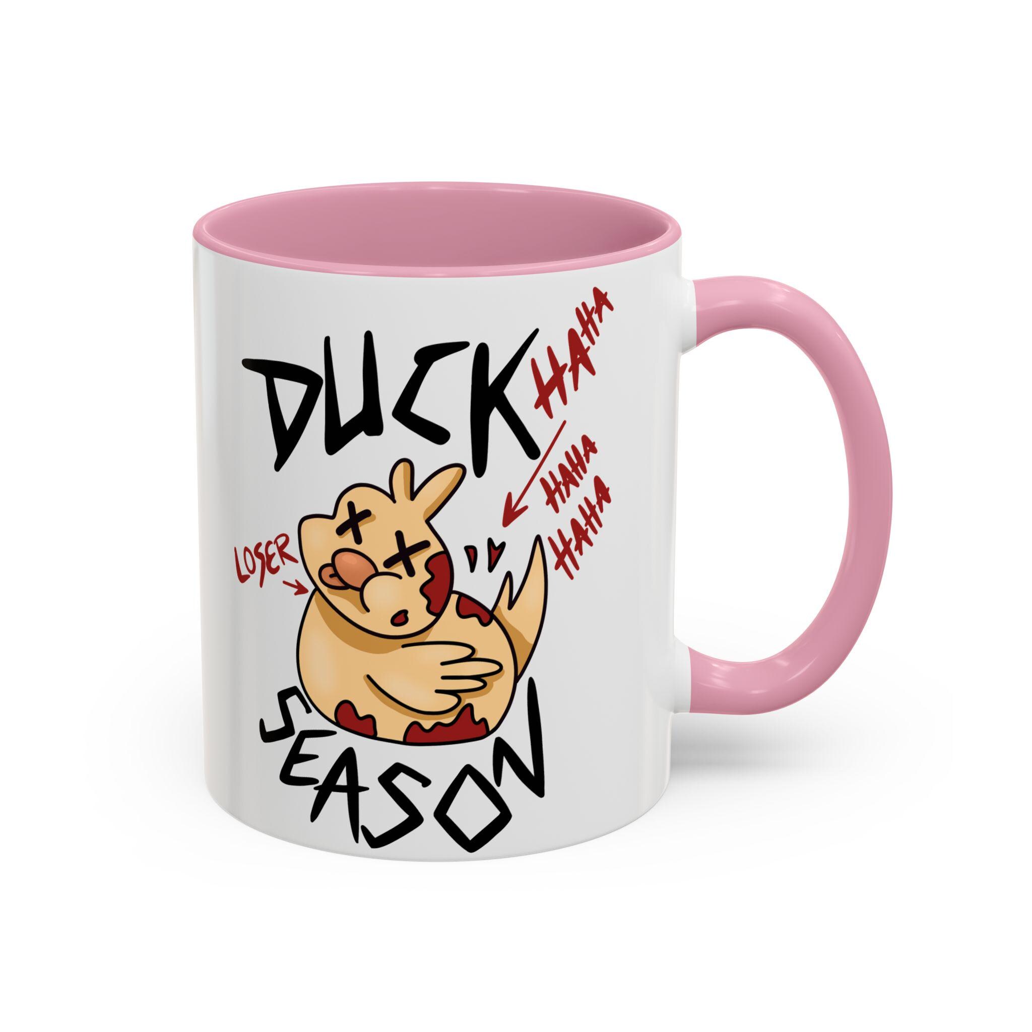 Duck Season Alastor Hazbin Hotel Mug, Lucifer Mugs, Colorful Mugs