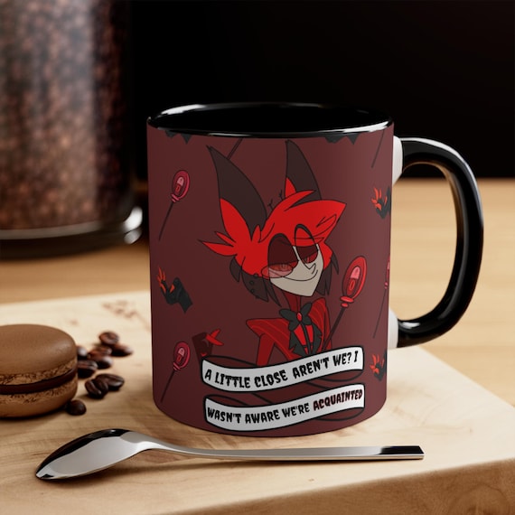 Hazbin Hotel Alastor the Radio Demon Accent Mug, Double Sided Wrap