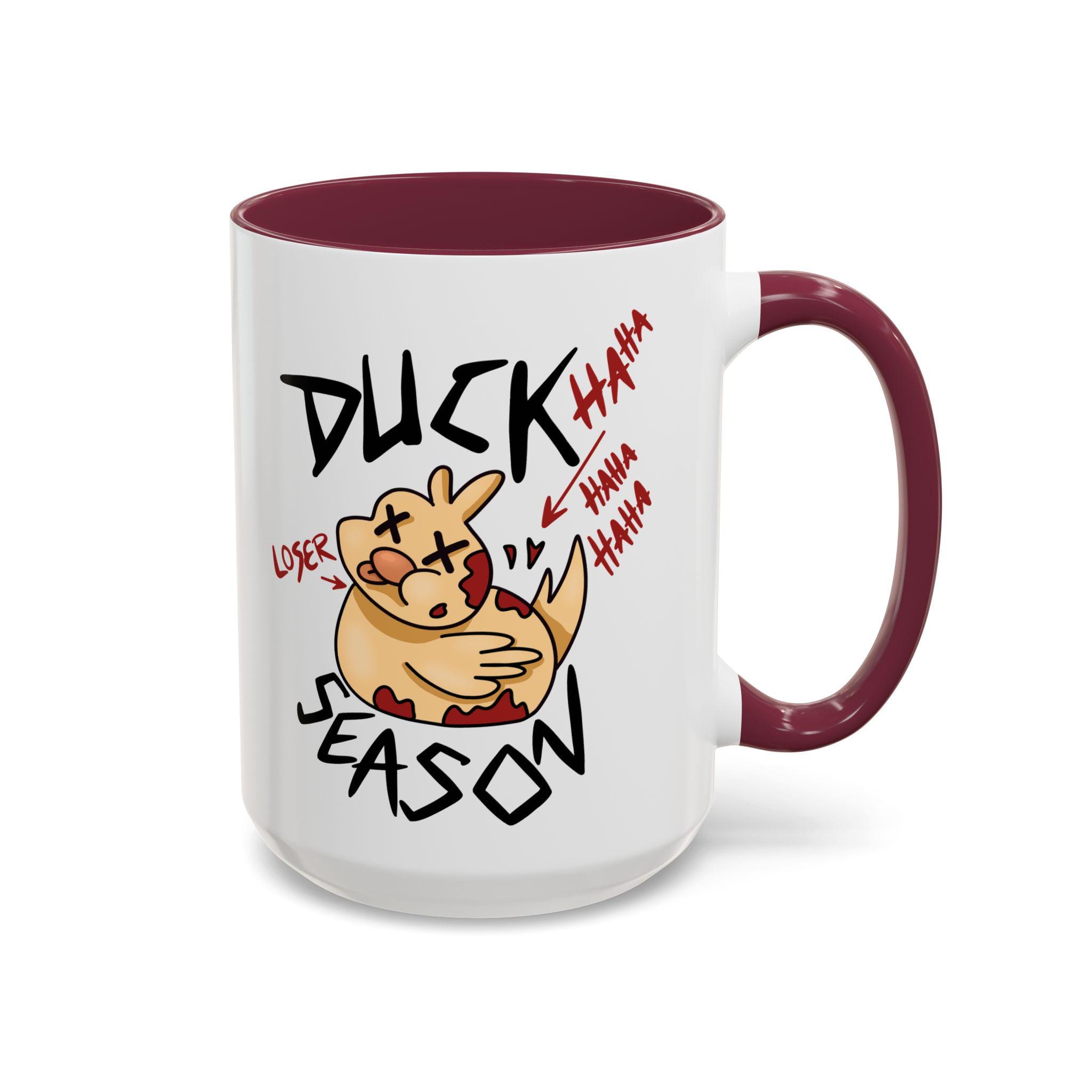 Duck Season Alastor Hazbin Hotel Mug, Lucifer Mugs, Colorful Mugs
