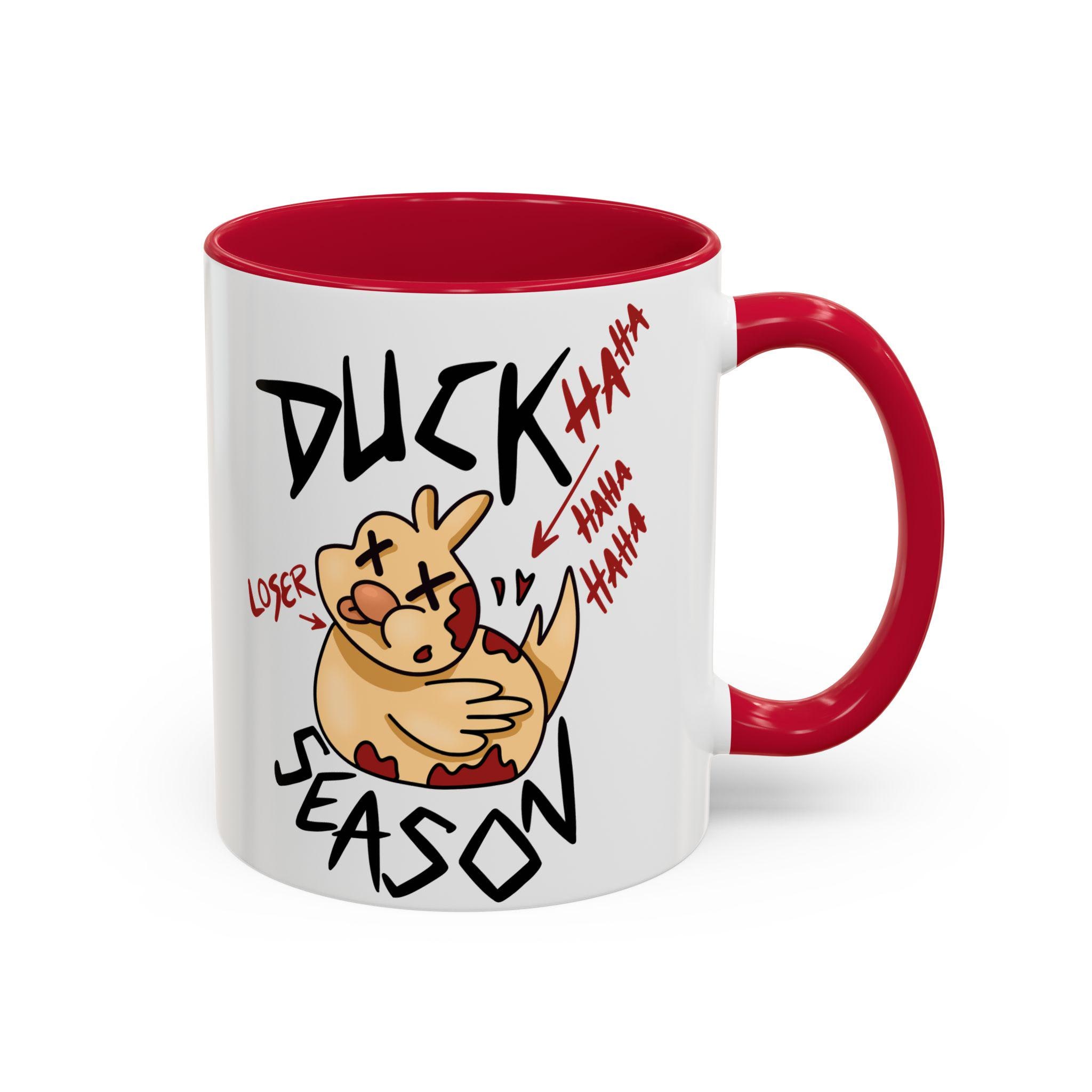 Duck Season Alastor Hazbin Hotel Mug, Lucifer Mugs, Colorful Mugs