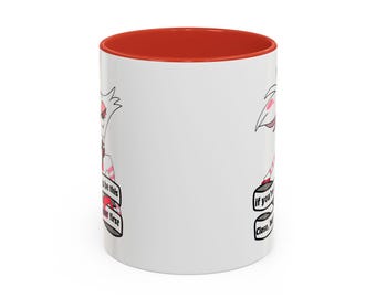 Funny Angel Dust Hazbin Hotel Accent Coffee Mug, 11oz - Unique