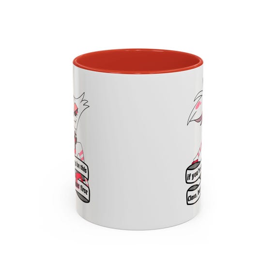 Funny Angel Dust Hazbin Hotel Accent Coffee Mug, 11oz - Unique