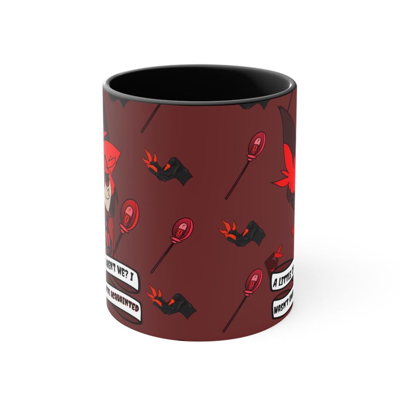 Hazbin Hotel Alastor the Radio Demon Accent Mug, Double Sided Wrap
