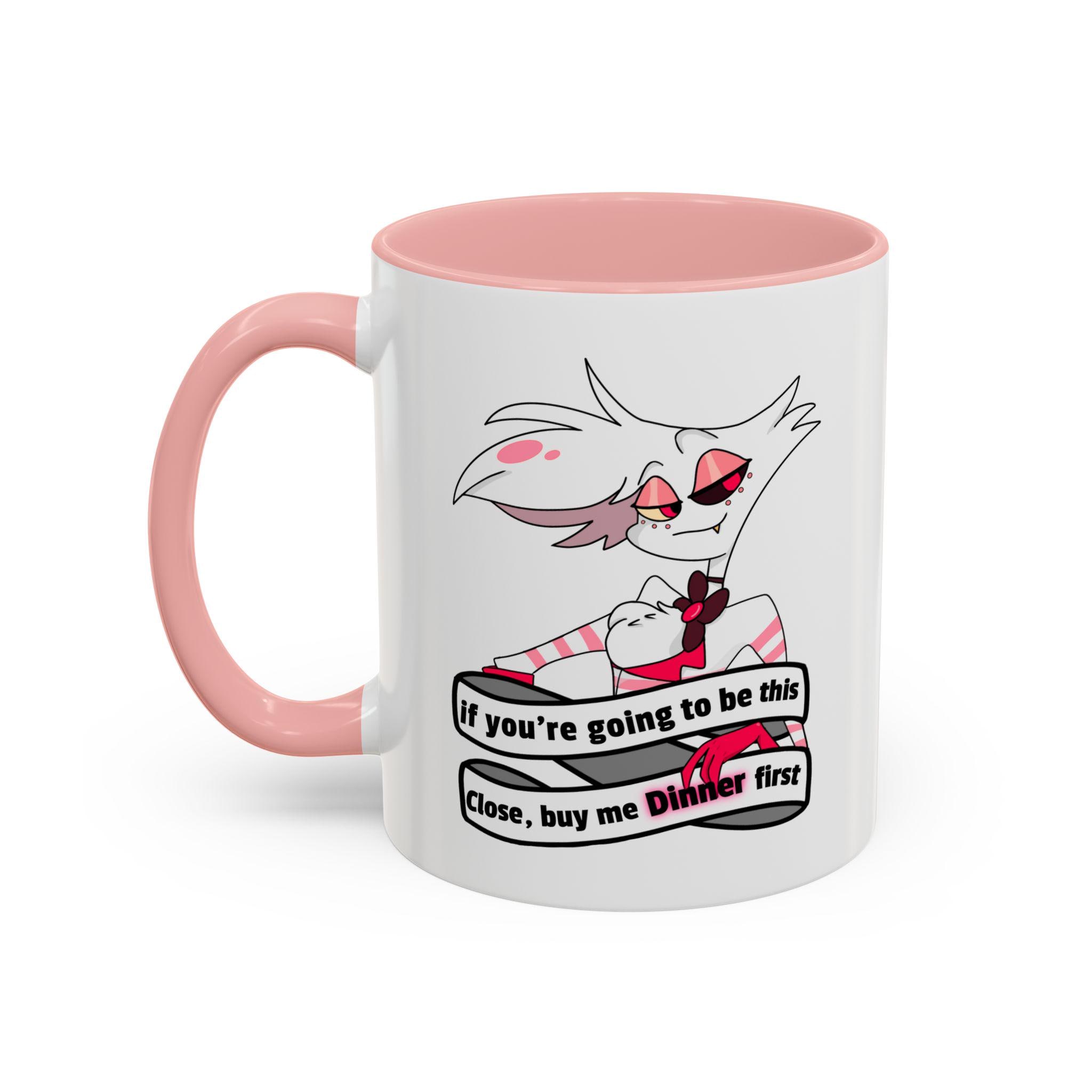 Funny Angel Dust Hazbin Hotel Accent Coffee Mug, 11oz - Unique
