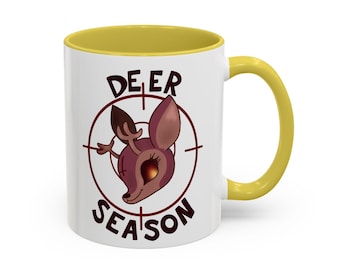 Temporada de ciervos Hazbin Hotel, Taza de café Lucifer, Coleccionable único, Alastor