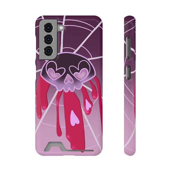 Angel Dust Hazbin Hotel Phone Case With Card Holder Iphone and Samsung