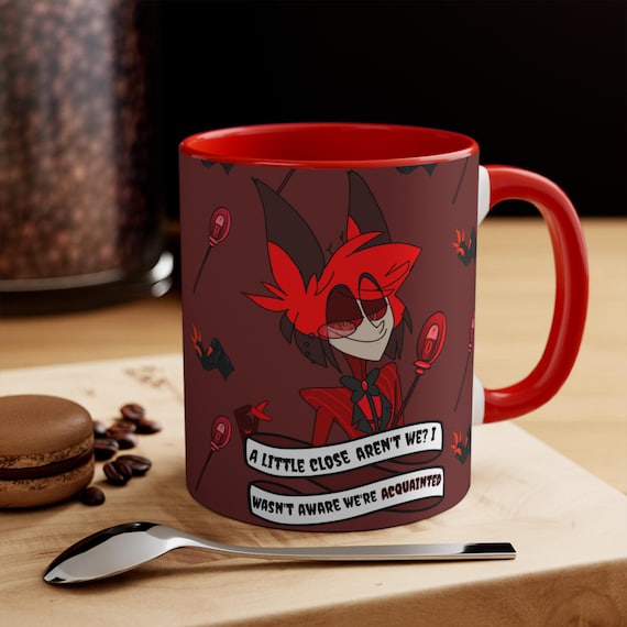 Hazbin Hotel Alastor the Radio Demon Accent Mug, Double Sided Wrap