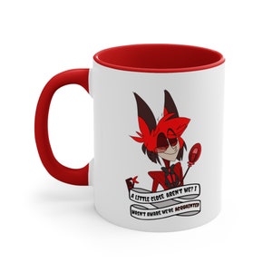 Alastor Hazbin Hotel Accent Coffee Mug, 11oz