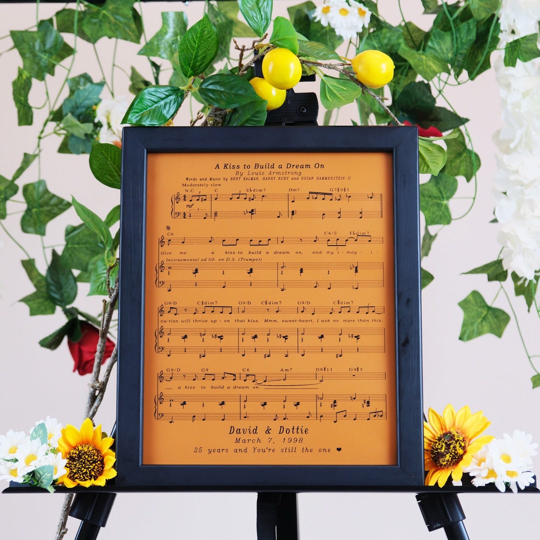Leatherwork Anniversary Gift Sheet Music, Anniversary Gifts