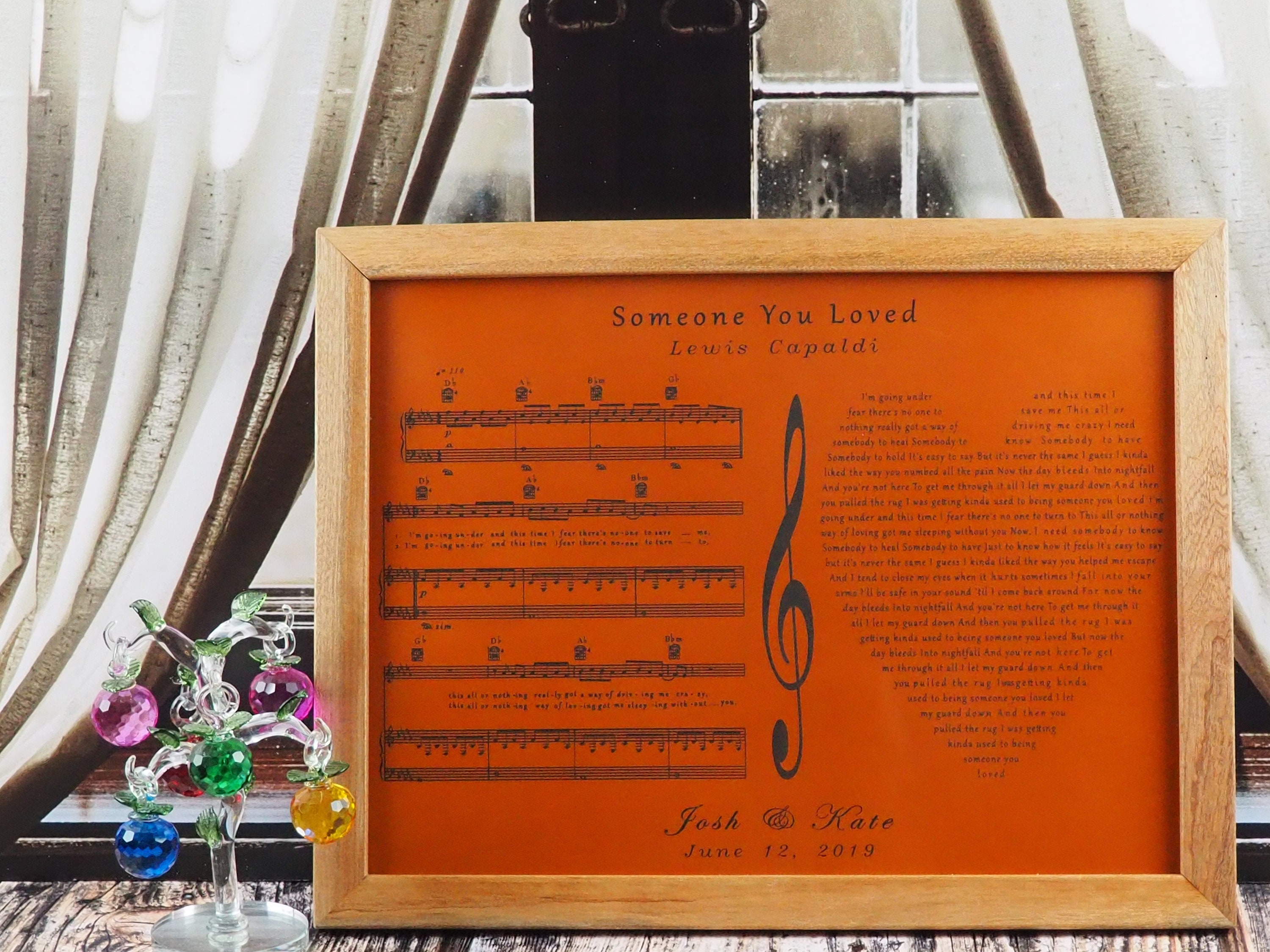 Leatherwork Anniversary Gift Sheet Music Anniversary Gift Etsy