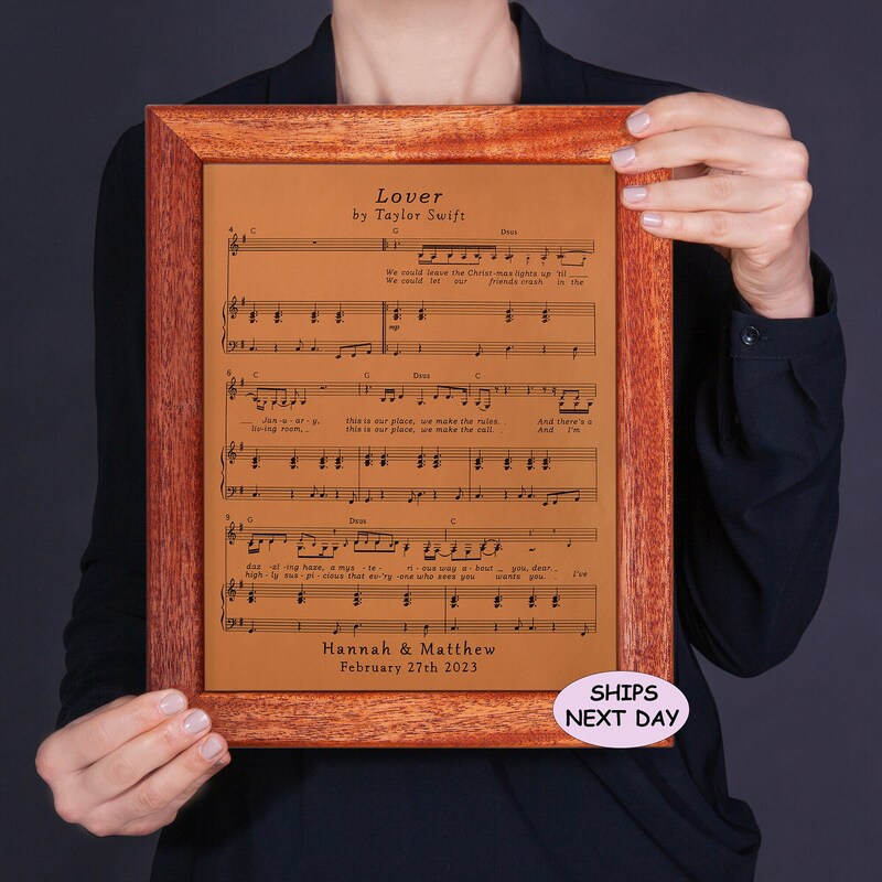 The Luckiest Lyrics - Etsy