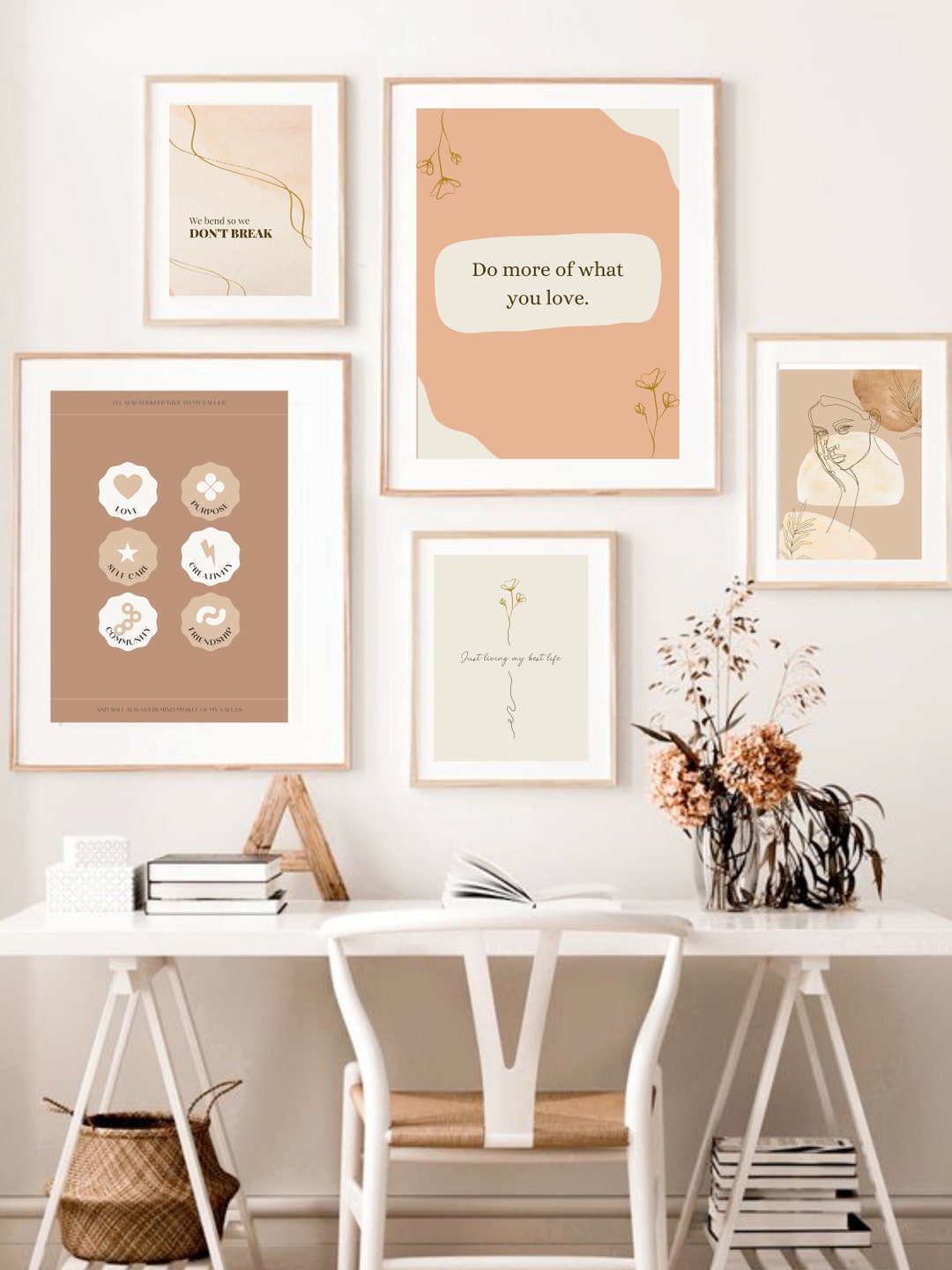 Office Wall Art Motivational Prints Home Office Decor Work From Home