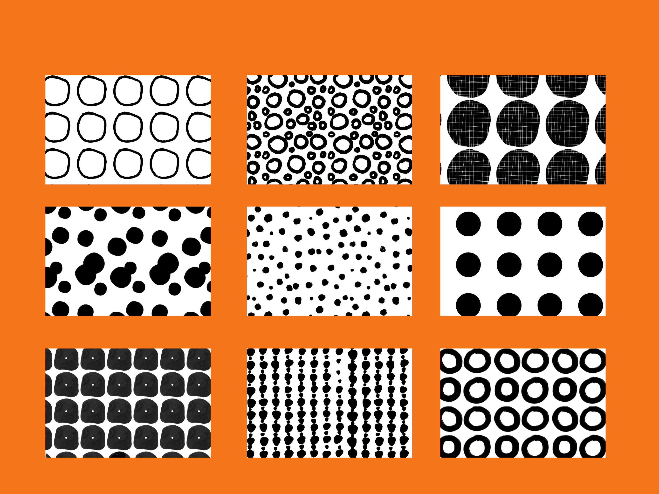 Procreate Pattern Brush Set Dots / Procreate Dot Brushes / Etsy UK