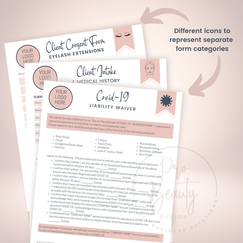 Vacuum Breast and Butt Lift Consent Form & Liability Waiver, Editable BBL Cupping Template, Vacuum Therapy Medi Spa Business Form, SKU VBBLC image 4