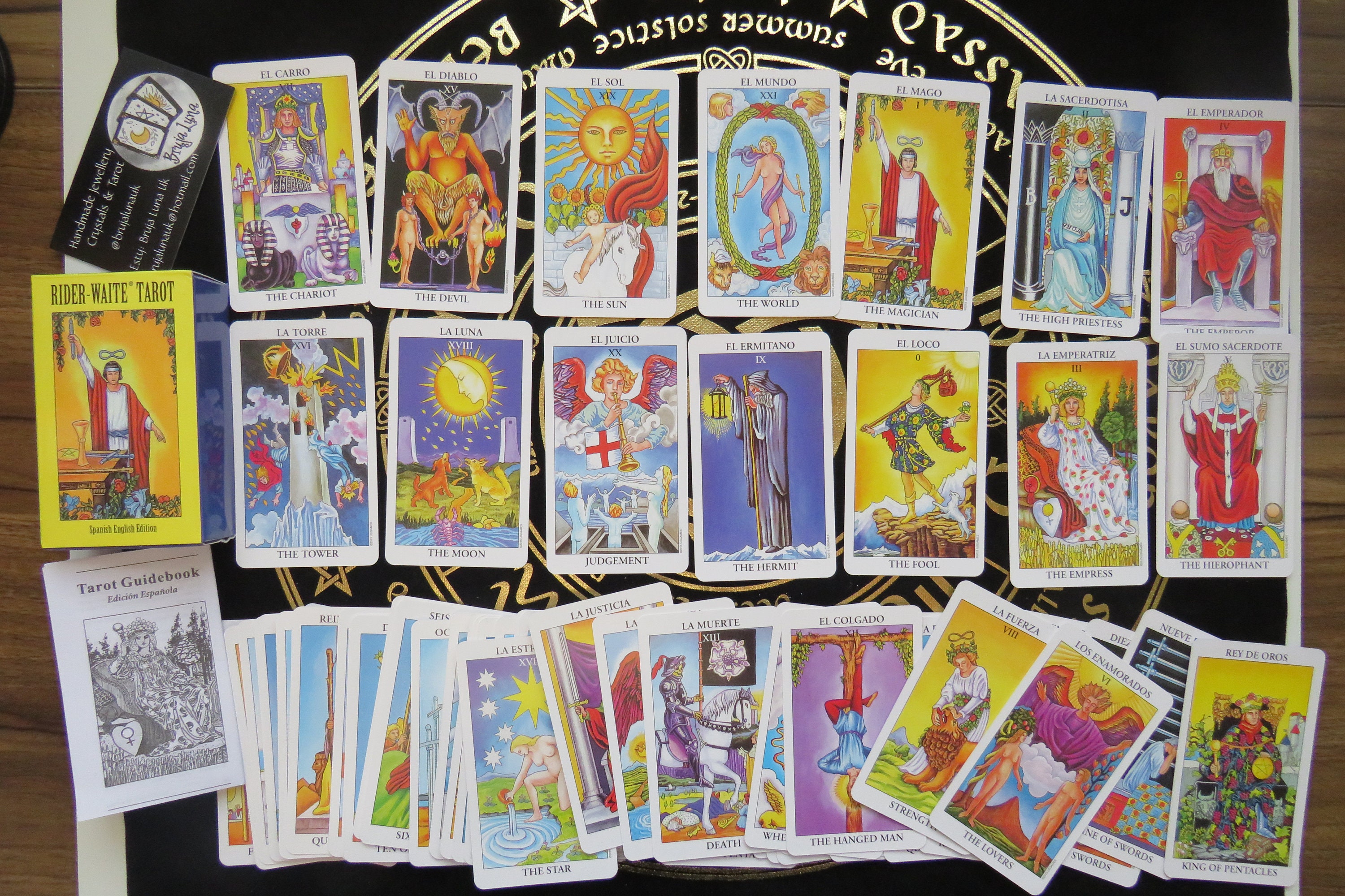 El Diablo Y El Emperador Tarot Rider Waite Tarot Spanish English Edition - Etsy