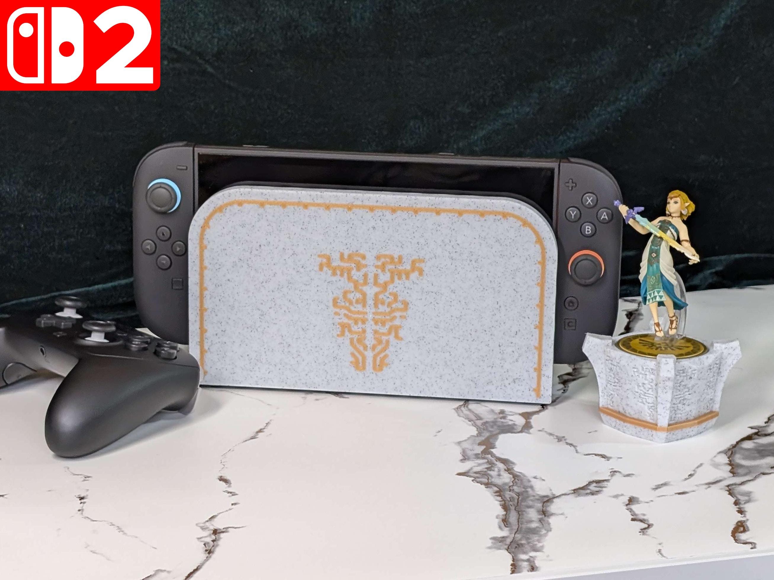 Nintendo Switch 2 Zelda Dock Cover | Tears of the Kingdom Light Dragon Dock Cover| Switch 2 Dock Cover | TotK Dock Faceplate