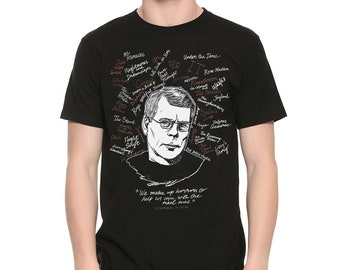 Stephen King Novels T-Shirt / 100% Cotton Tee / Men&#39;s Women&#39;s All Sizes (yw-175)